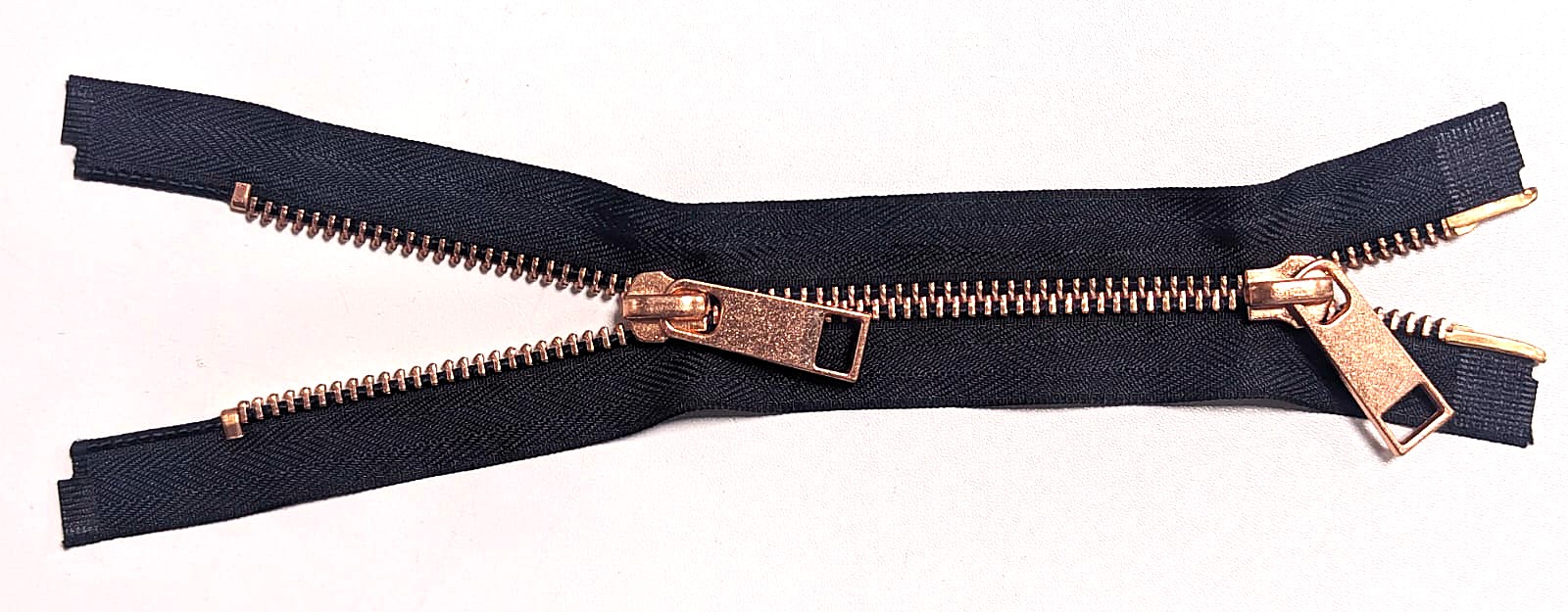 Two-Way (Double Slider) Zipper